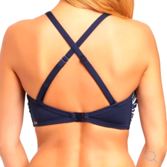 Fantasie San Remo Underwire, Padded Bikini Top. Navy/White. Multiple size - Picture 7 of 7